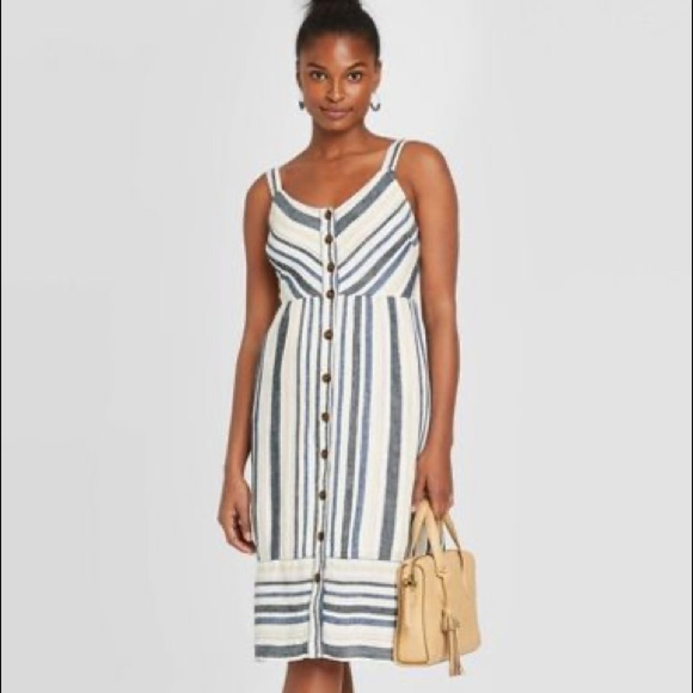 Women's Button-Front Sun Dress - Universal Thread™